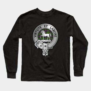Clan Cochrane Crest & Tartan Long Sleeve T-Shirt